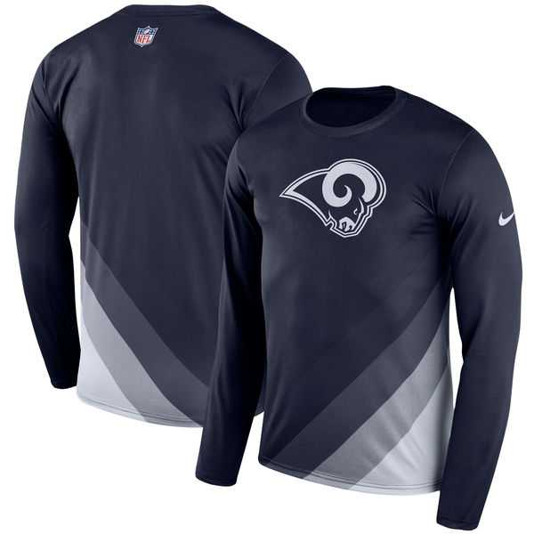 Los Angeles Rams Nike Navy Sideline Legend Prism Performance Long Sleeve T-Shirt,We sell and wholesale Los Angeles Rams Nike Navy Sideline Legend Prism Performance Long Sleeve T-Shirt on line form chian!
